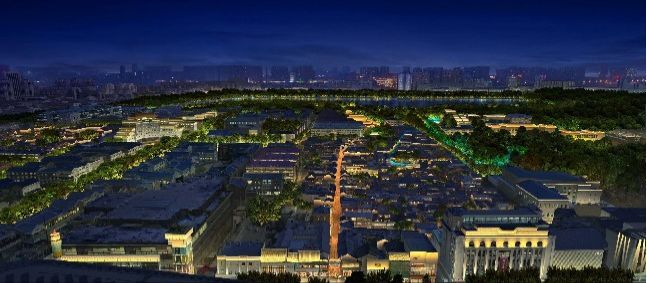 济南明府城照明策划设计