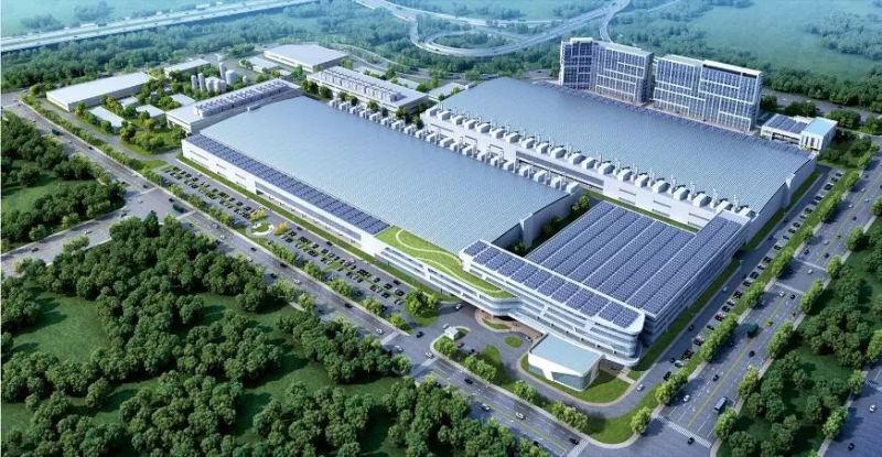 总投资约55亿！华锐光电TFT-LCD项目主厂房首根钢柱今日于河南吊装成功