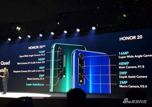 荣耀20 Pro发布！侧面指纹+6.26英寸打孔屏