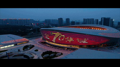 郑州奥体中心灯光“SHOW”给你！最耀眼的网红打卡地来了！