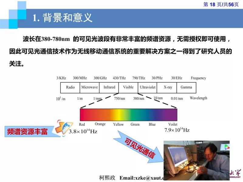 【光电热点大家谈】（一）《LED通信的原理及应用》