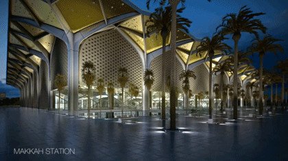 土豪又搞事了！沙漠中的星空高铁站！准备好光影梦幻的朝圣旅途