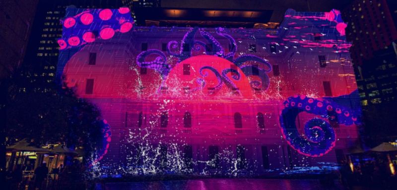 一分钟带你体验2019悉尼灯光节