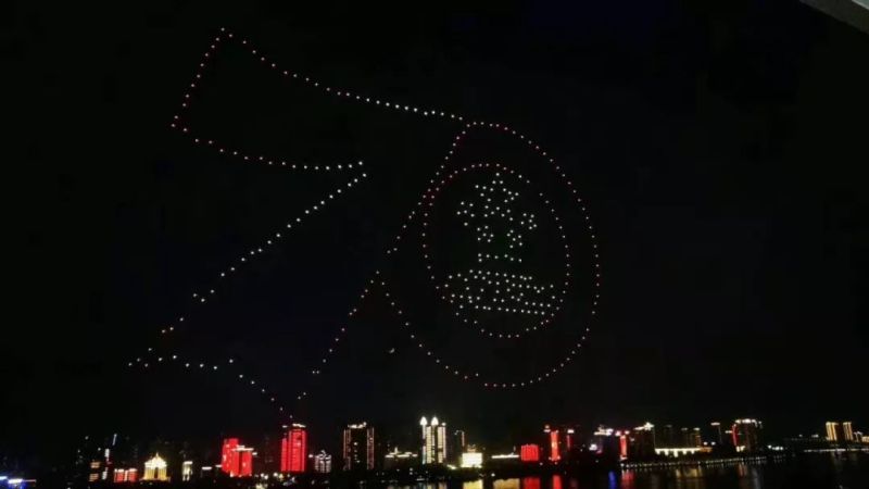 国庆假期，广东人朋友圈的灯光秀是什么样的？