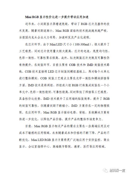 2019年LED行业季度分析报告