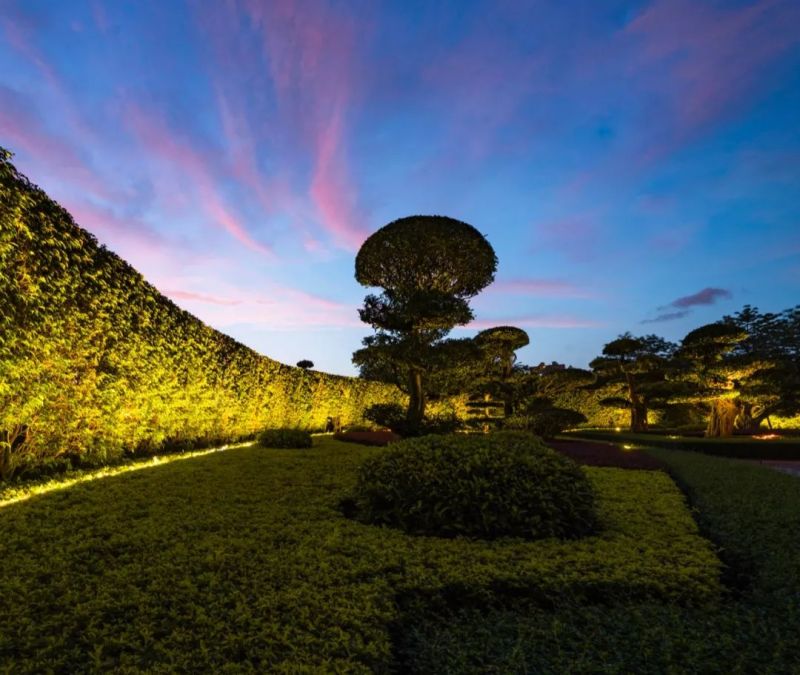 南湖公园夜景照明，打造南宁城市后花园