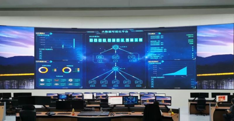 智慧城市再出新作，洲明显示亮相秦汉新城