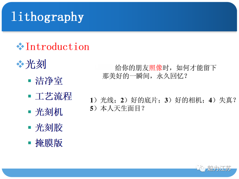 光刻与刻蚀工艺