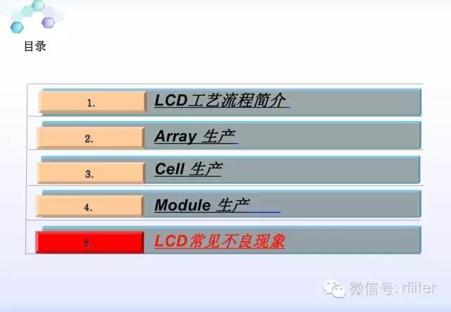 LCD工艺流程方案说明