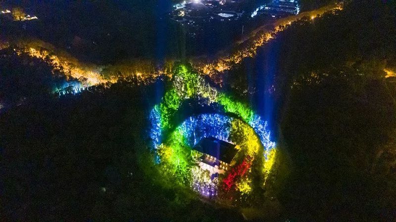 七夕夜，“美龄宫项链”再次被点亮！