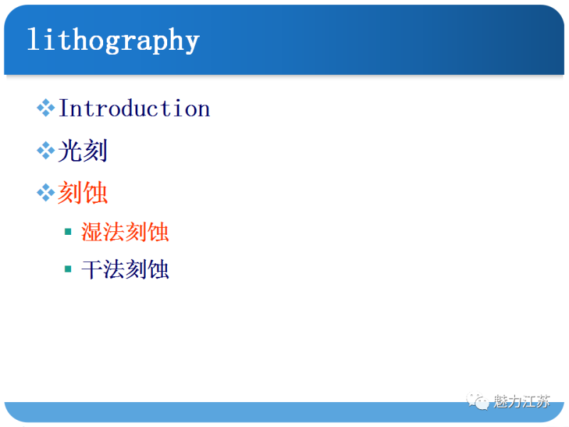 光刻与刻蚀工艺