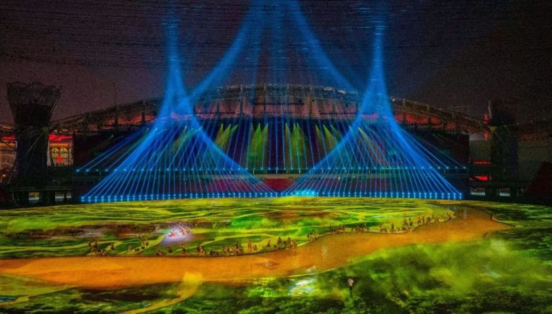 主创团队揭秘军运会开幕式演出背后的“光影故事”