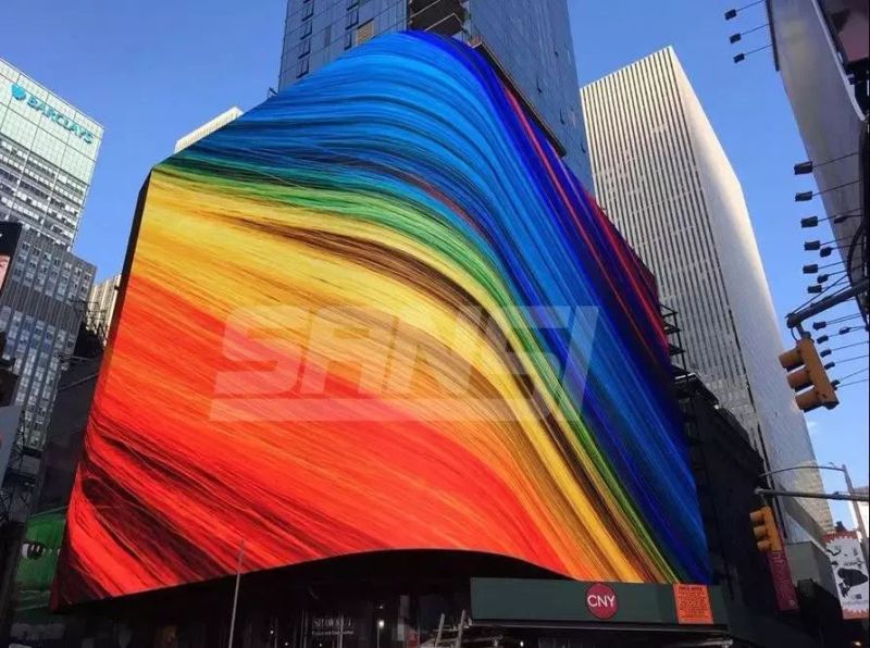 三思弧形大屏多地亮相，屡破技术难关彰显实力