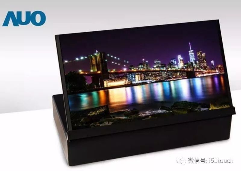 友达将展出用喷墨印刷技术开发的17.3吋OLED面板