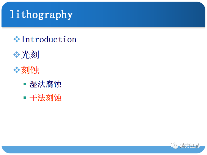 光刻与刻蚀工艺