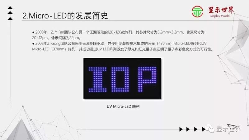【光电科普知识】显示技术科普——Micro-LED