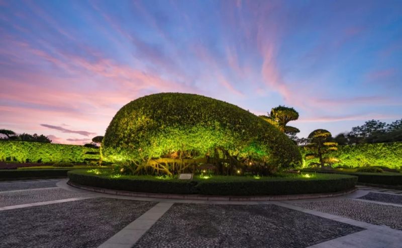 南湖公园夜景照明，打造南宁城市后花园