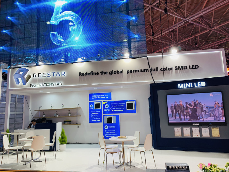 国星光电2019首秀，REESTAR品牌、MiniLED亮相ISE