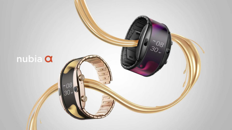 全球首款！维信诺联合努比亚发布柔性屏“腕机”