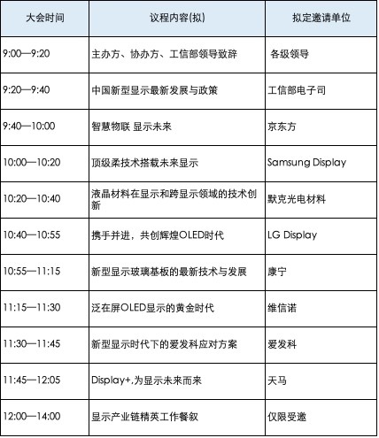 2019中国国际显示产业大会