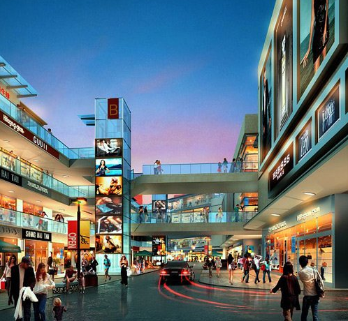 COB全天候通透屏在商业显示中的场景应用