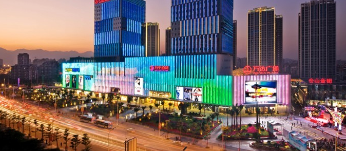 COB全天候通透屏在商业显示中的场景应用