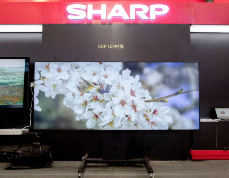 夏普展示120英寸AM Mini LED QD 8K电视