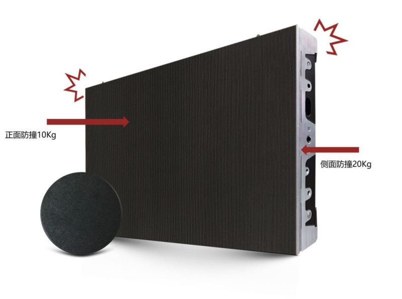 雷曼光电COB高清显示屏从容应对突发“洗礼”