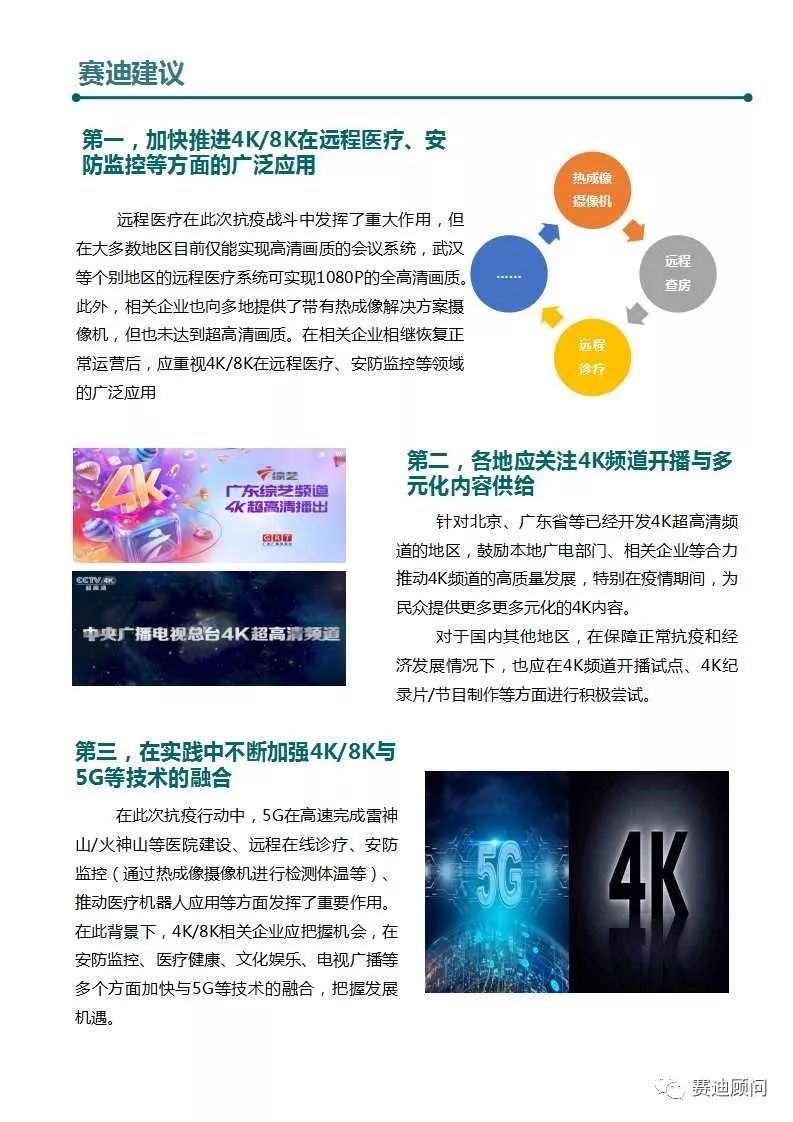 赛迪顾问 | 新冠肺炎加速4K/8K应用拓展 “4万亿“超高清视频产业规模待引爆 
