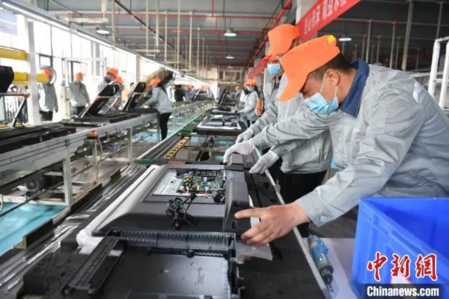 康佳成都生产线批量投产 彩电日产量达2000台