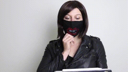 Oculus设计师发明超时尚LED口罩！图像可变能发声，售价90美元