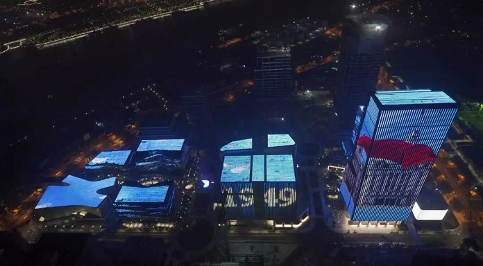 携手京东方！信达光电2727CREE灯珠打卡“成都双子塔”