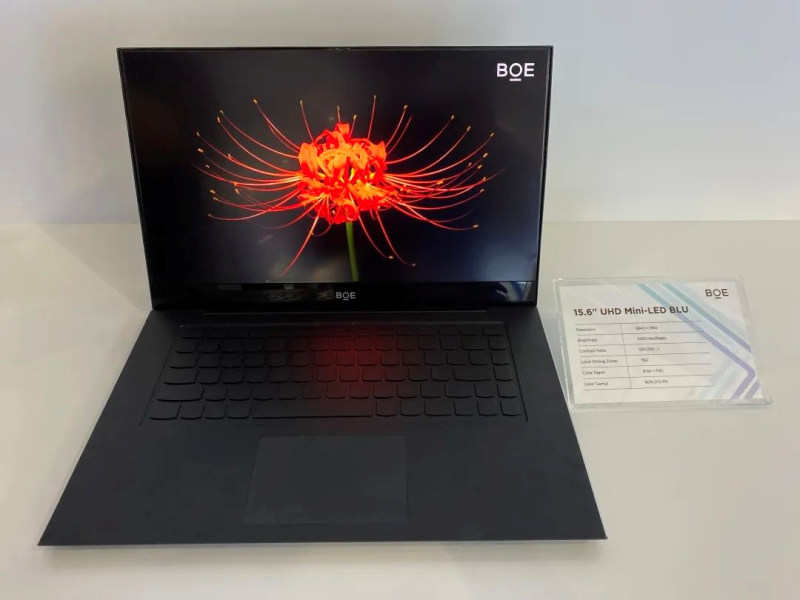 百万级超高对比度！京东方推27英寸及15.6英寸Mini LED