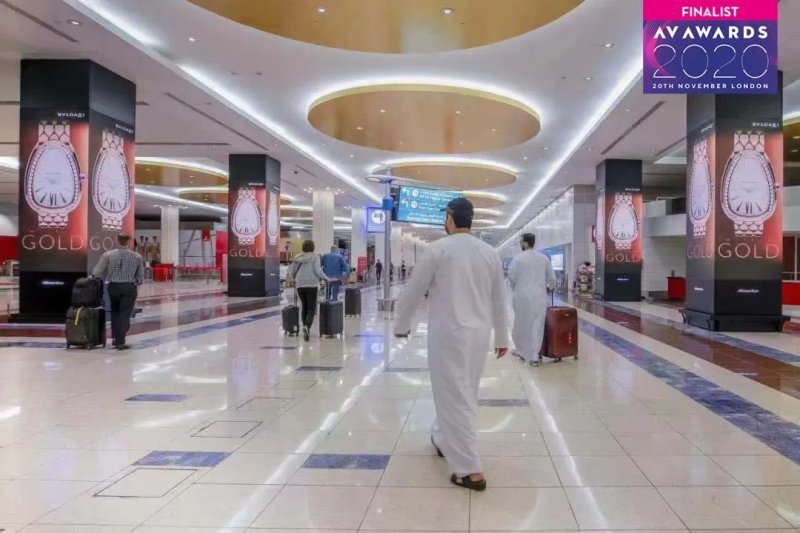 科技引人入胜|奥拓迪拜国际机场项目成功入围欧洲AVAwards大奖