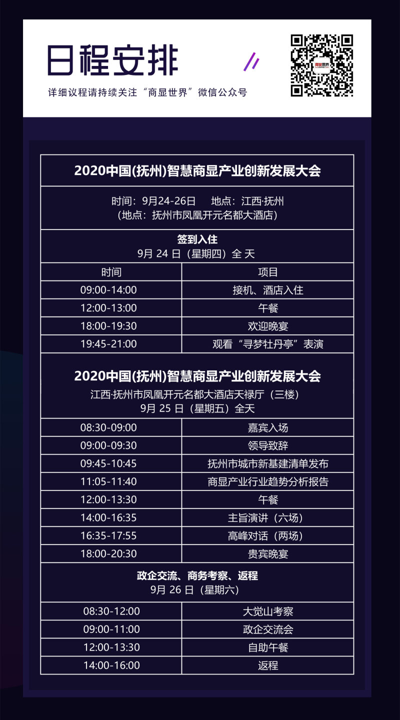 梦会新经济、戏出新商显——《2020中国(抚州)智慧商显系统产业创新发展大会》
