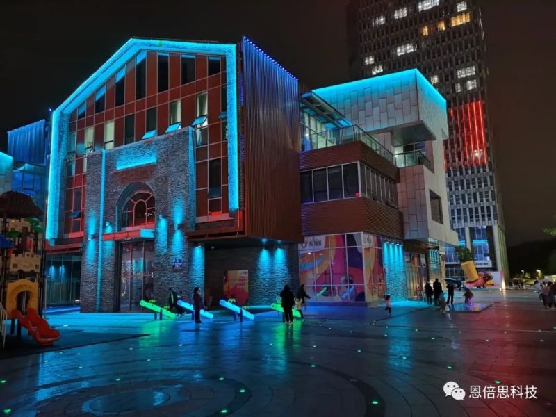 恩倍思以科技助力遵义新城 亮化绽放灯光节