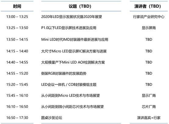 开启LED新十年赛道！Mini&MicroLED新型显示论坛将于12月30日开启