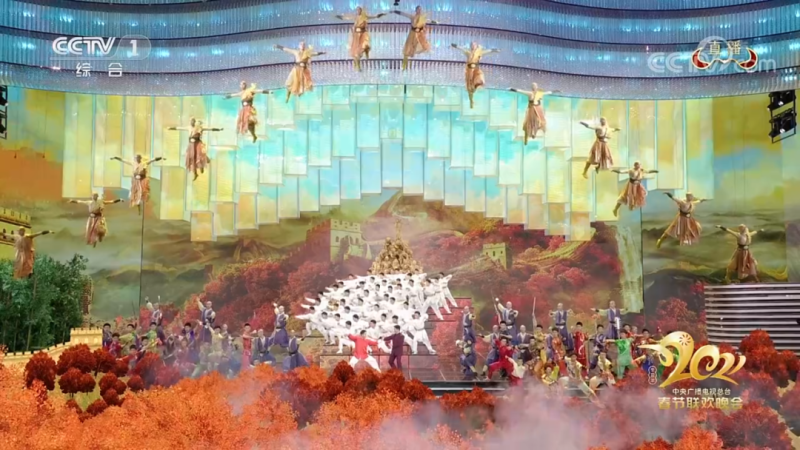 春晚首次在8K试验频道直播，AET主屏精彩呈现