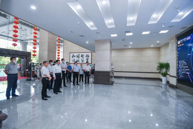 全国政协、湖南省委领导现场体验，Mini LED大屏数字政务再显身手