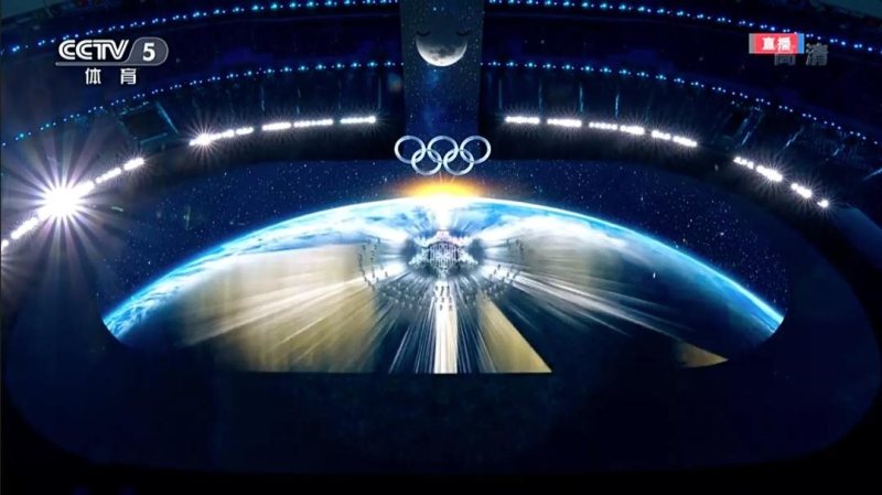 雷曼智造“奥运冰五环”惊艳亮相2022年北京冬奥会开幕式