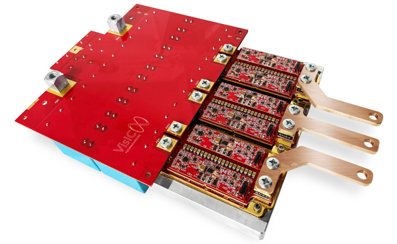 VisIC 演示汽车级 PMSM 电机 GaN高效三相牵引逆变器