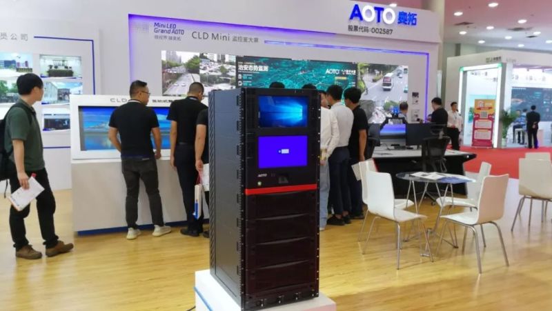 亮相深圳安博会 奥拓Mini LED深入安防市场