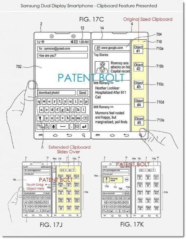 三星双屏手机专利现身 微软Surface Duo有对手了