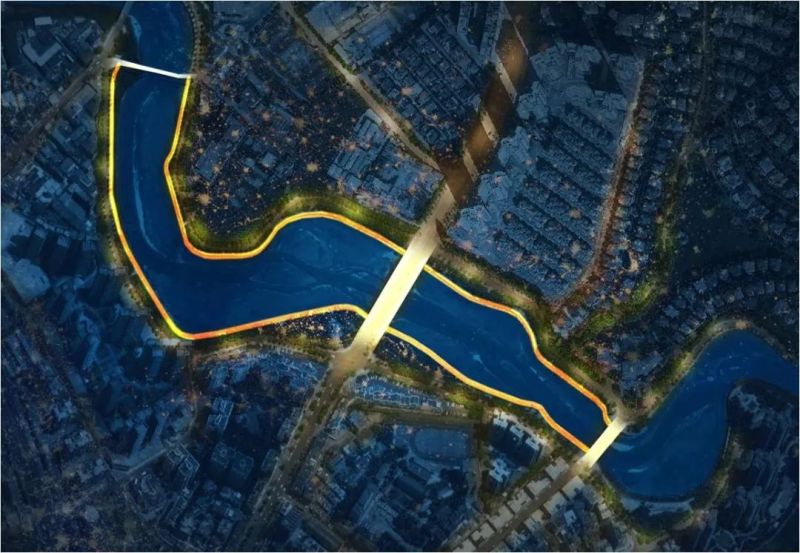 凤岗石马河：洲明用灯光演绎城市腾飞盛景