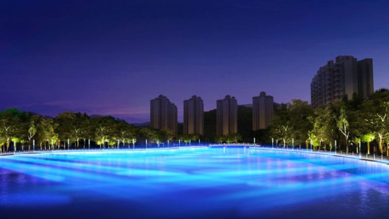 凤岗石马河：洲明用灯光演绎城市腾飞盛景