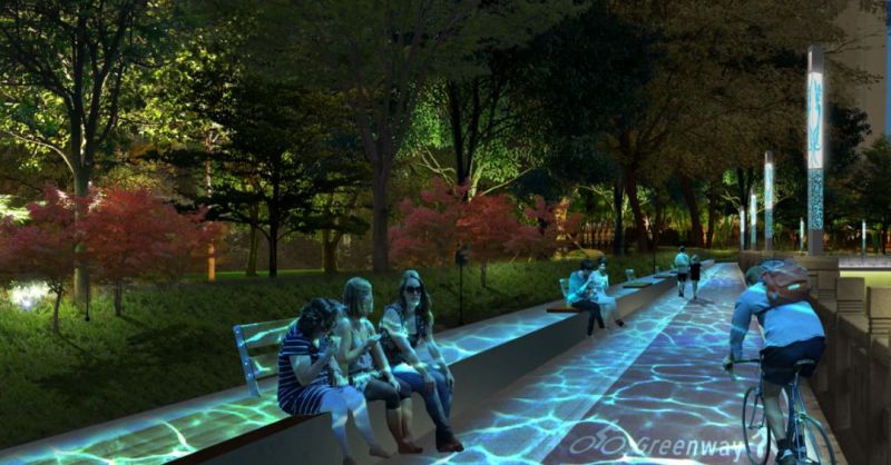 凤岗石马河：洲明用灯光演绎城市腾飞盛景