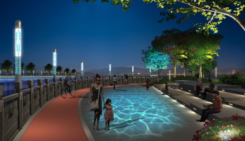 凤岗石马河：洲明用灯光演绎城市腾飞盛景