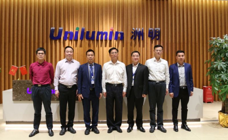 深圳市委常委杨洪一行莅临洲明科技考察调研